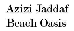Azizi Jaddaf Beach Oasis Logo