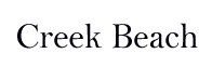Creek Beach Logo
