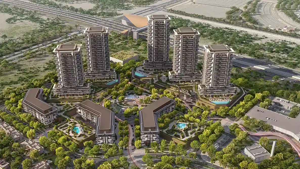 Teal Tower at Dubailand Gallery